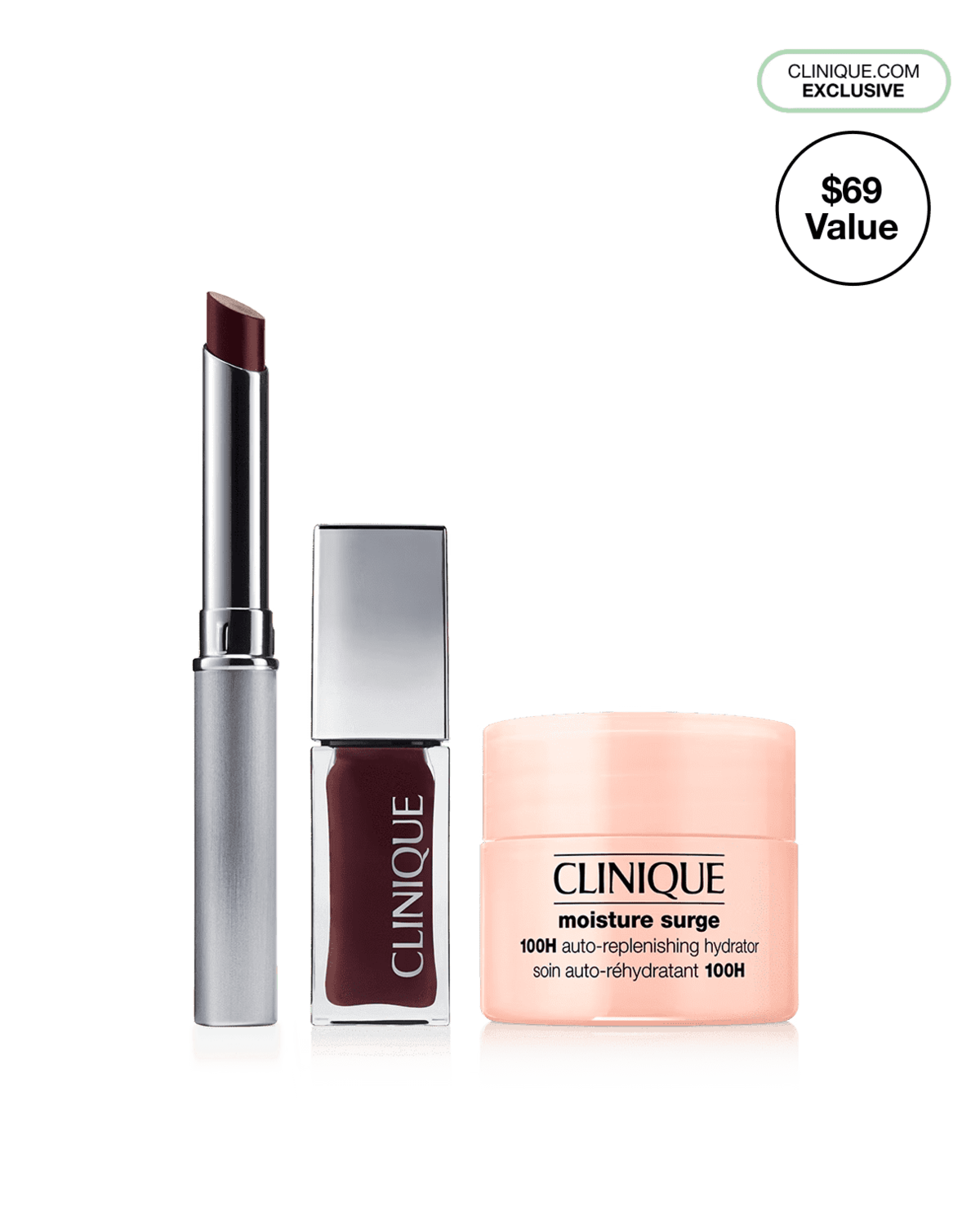 Black Honey Lip Bundle + Moisture Surge™ 100H Mini