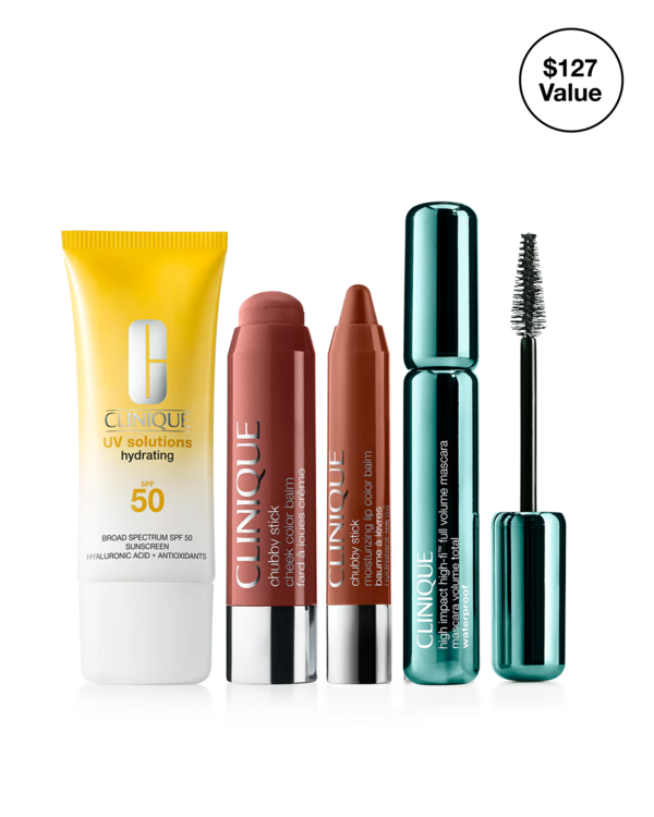 Bridal Party Beauty Essentials<br><s>$127</s> <span style="color: #ba0000;">$100</span> at checkout, A universally flattering, easy-to-use set designed for seamless bridal party gifting.