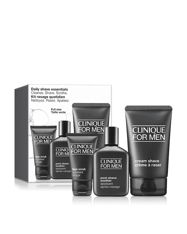 Daily Shave Essentials Set: Cleanse. Shave. Soothe, Set him up with a three-step routine for a close shave. A $67 value.