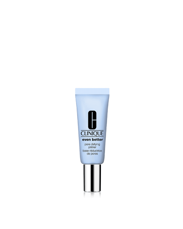 Even Better™ Pore Defying Primer, Water-balm makeup primer instantly blurs pores and reduces oil for a poreless look and seamless base.
