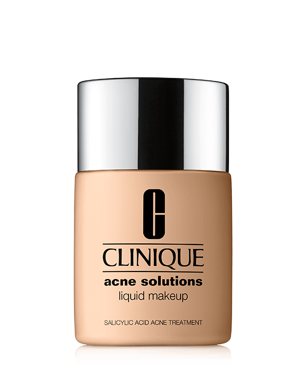 Acne Solutions™ Liquid Makeup, Skin-clearing acne treatment foundation powered by salicylic acid helps cover, clear, and prevent acne. Dermatologist tested.